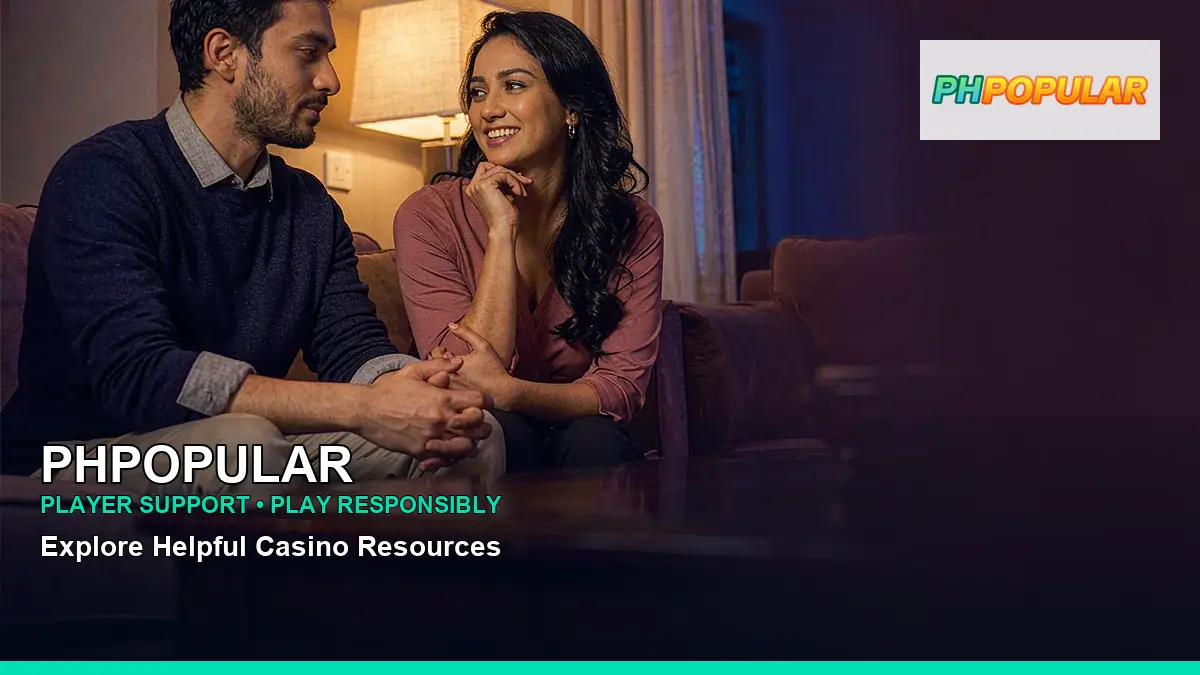 PHPOPULAR planning desk play responsible gaming guide highlighting mobile-friendly casino play