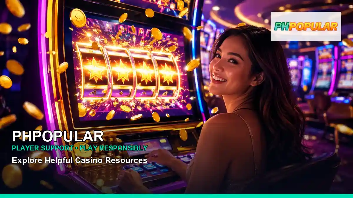 PHPOPULAR celebratory jackpot slot games highlighting mobile-friendly casino play